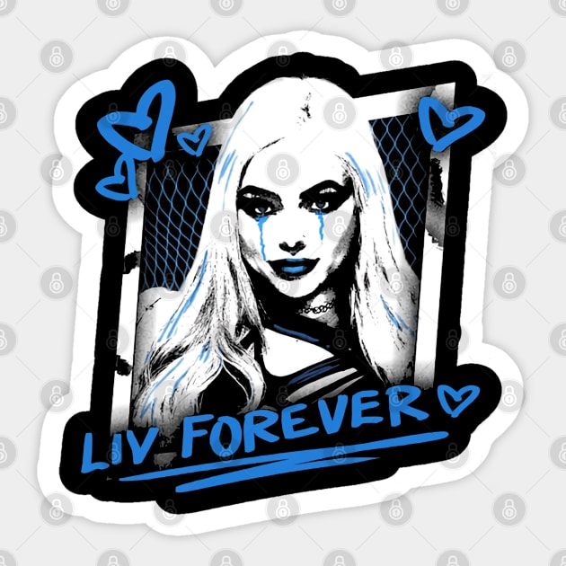 Liv Morgan Liv Forever Sticker by Holman